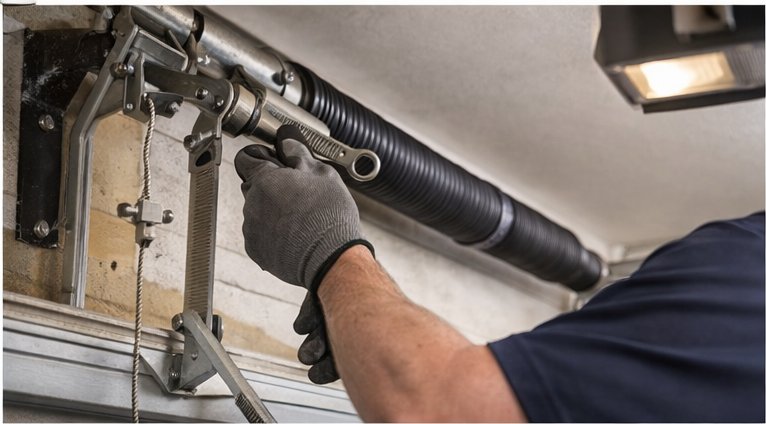 Garage door panel repair and replacement Justin TX